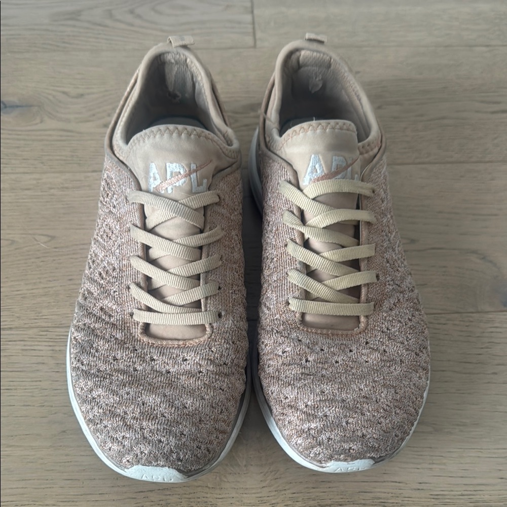 APL Pink Knit Sneakers